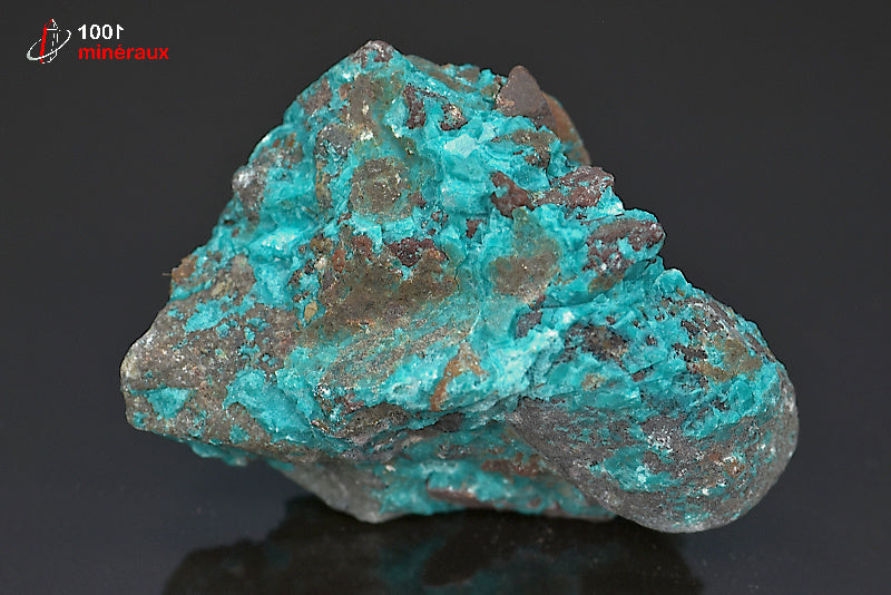 Minéral brut de chrysocolle du Pérou