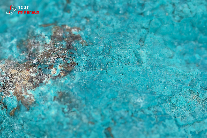 Minéral brut de chrysocolle du Pérou