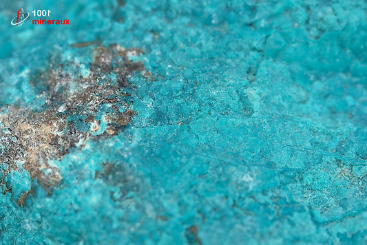 Minéral brut de chrysocolle du Pérou