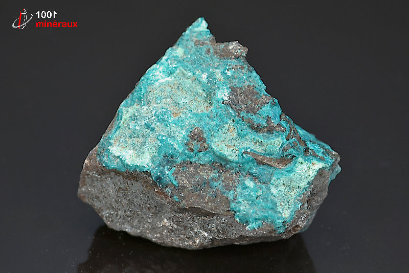 Minéral brut de chrysocolle du Pérou