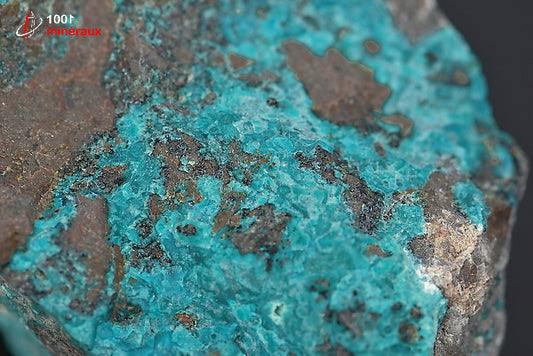 Minéral brut de chrysocolle du Pérou