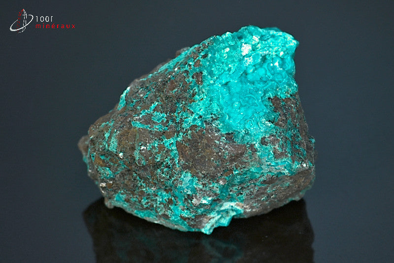 Minéral brut de chrysocolle du Pérou