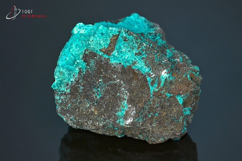 Minéral brut de chrysocolle du Pérou