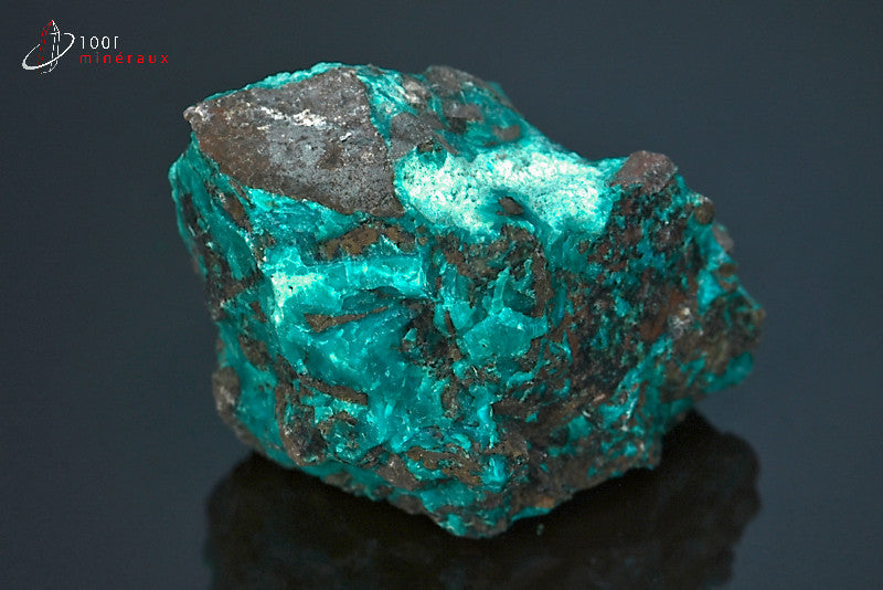 Minéral brut de chrysocolle du Pérou