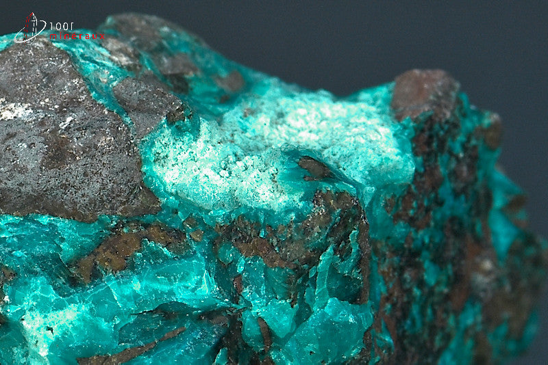 Minéral brut de chrysocolle du Pérou