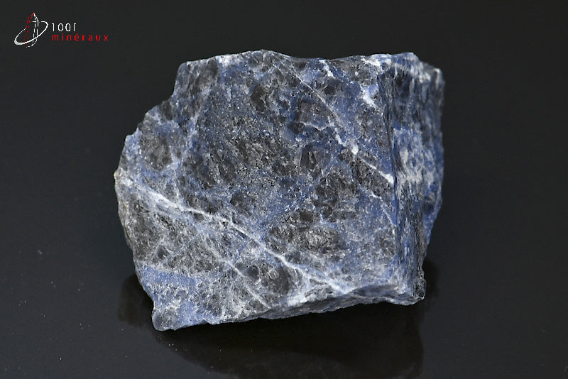 Sodalite brute bleue du Brésil