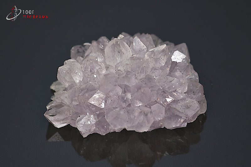 Fleur de quartz translucide du Brésil