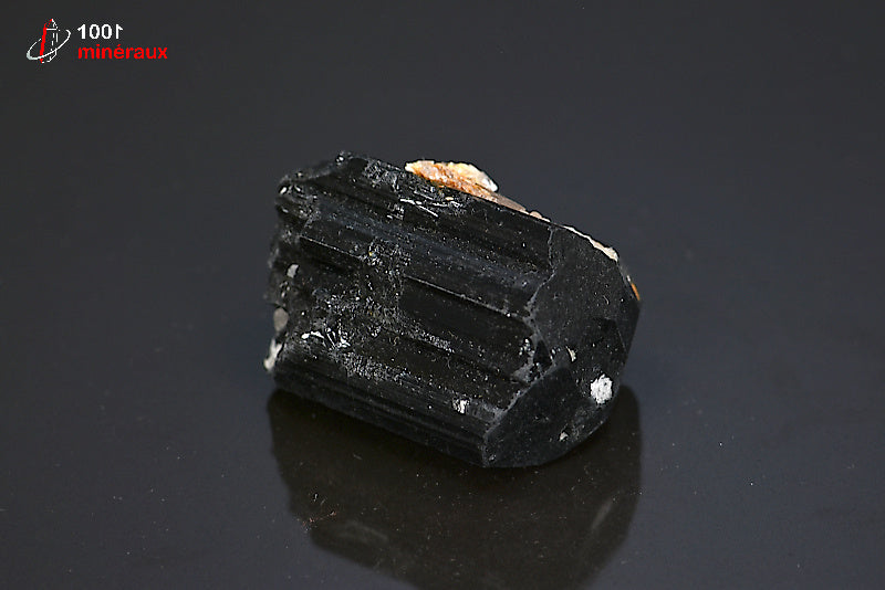 Minéral cristallisé de tourmaline noire du Brésil