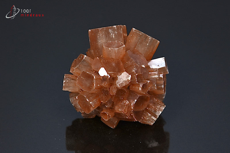 Minéral cristallisé d'aragonite boule du Maroc