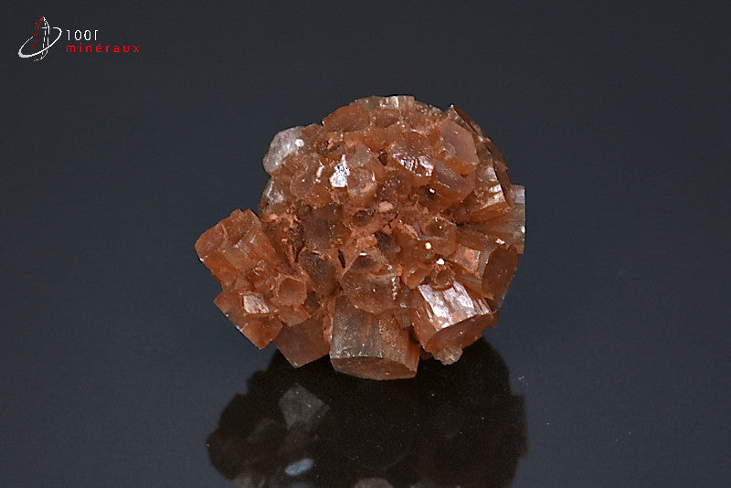 Minéral cristallisé d'aragonite boule du Maroc