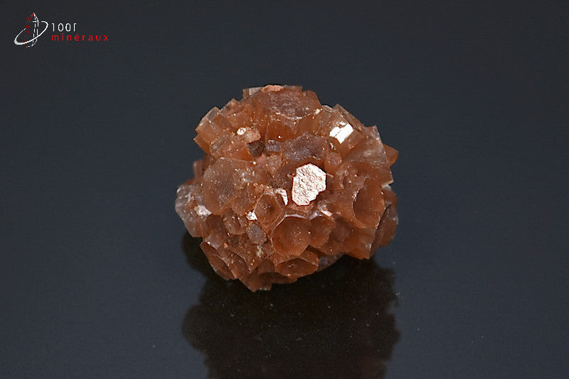 Minéral cristallisé d'aragonite boule du Maroc