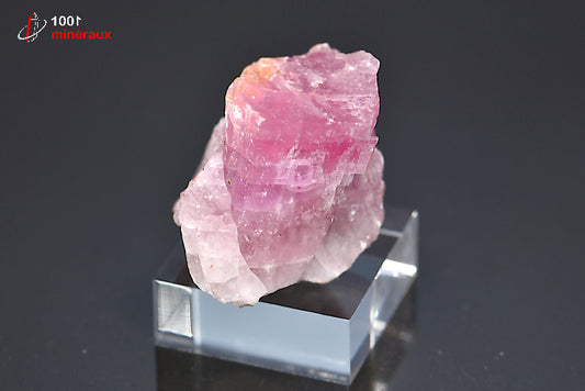 Minéral cristallisé de cobaltocalcite rose de République démocratique du Congo