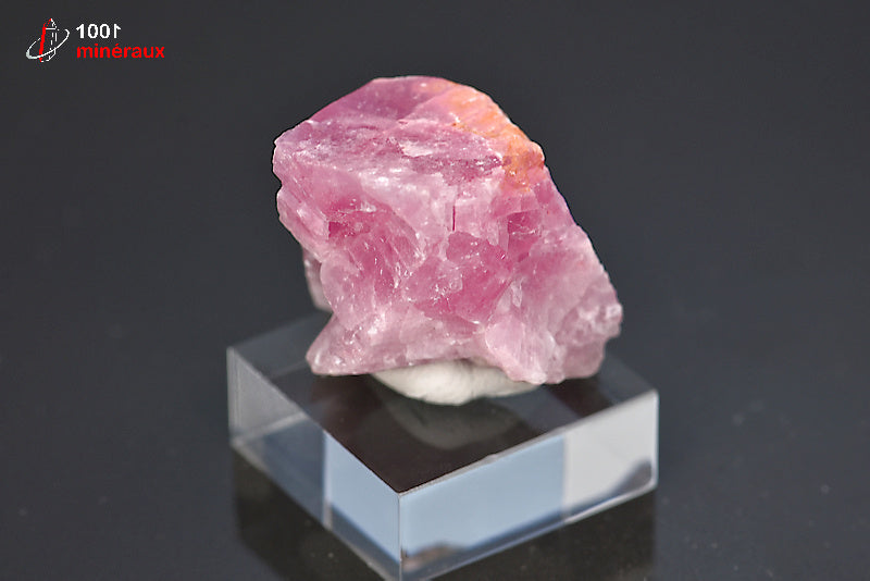 Minéral cristallisé de cobaltocalcite rose de République démocratique du Congo