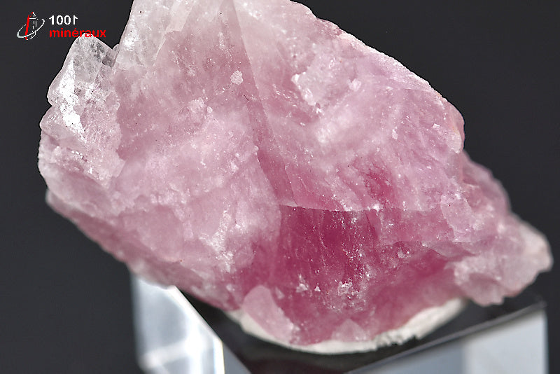 Minéral cristallisé de cobaltocalcite rose de République démocratique du Congo