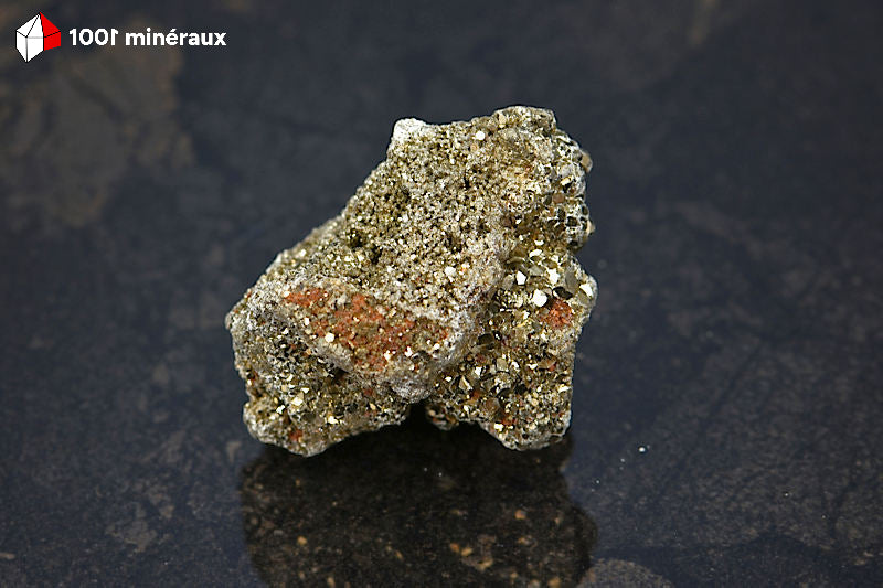 Pyrite brute Pérou - Vue de profil, bloc 4,2 cm - 98 g - AW107

