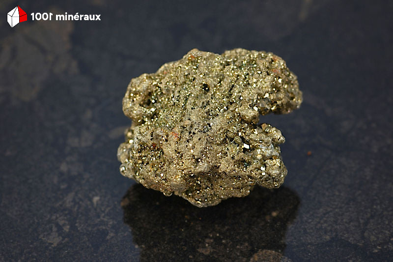 Pyrite brute Pérou - Vue de profil, bloc 5,3 cm - 112 g - AW108
