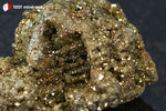 Pyrite brute du Pérou (cristaux dodécaédriques fins 1 mm) - 112 g / AW108 - Vignette | 1001 minéraux