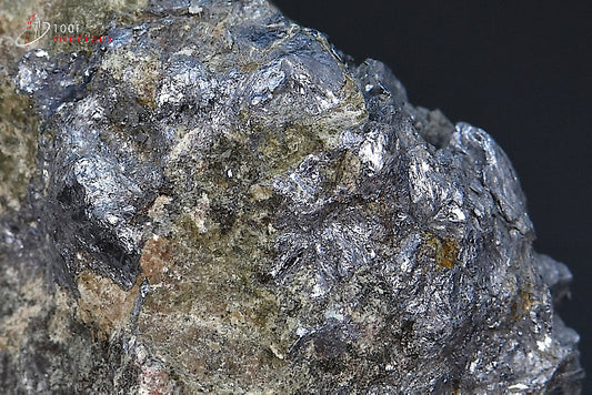 Minéral cristallisé de molybdénite grise du Maroc