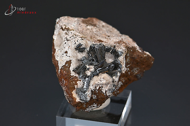 Minéral cristallisé de goethite de France