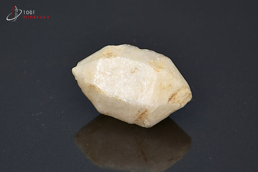 Cristal biterminé de quartz blanc d'Allemagne