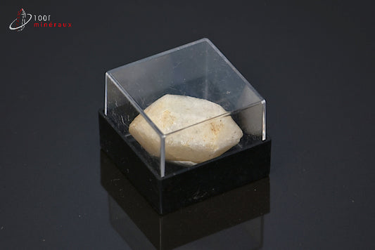 Cristal biterminé de quartz blanc d'Allemagne