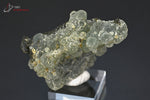 Epidote sur Prehnite - Mali - minéraux à cristaux 6,7 cm / 105g / AX798 - Vignette | 1001 minéraux
