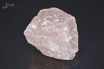 Quartz rose brut - Brésil - minéraux bruts 5,7 cm / 116g / AX83 - Vignette | 1001 minéraux