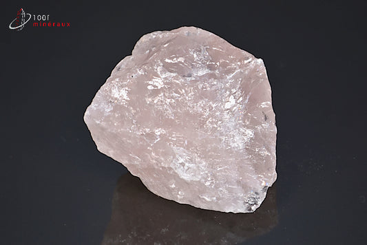 Minéral brut de quartz rose du Brésil