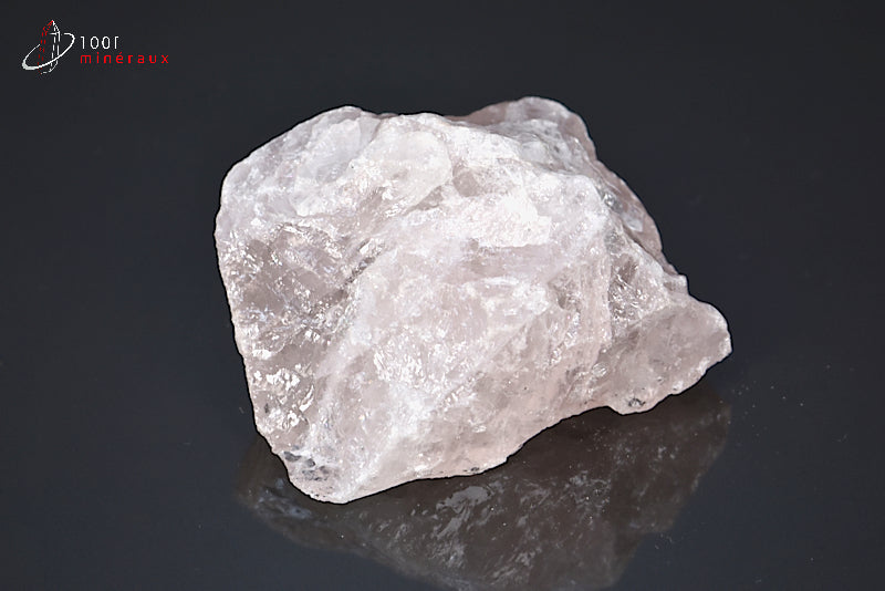 Minéral brut de quartz rose du Brésil
