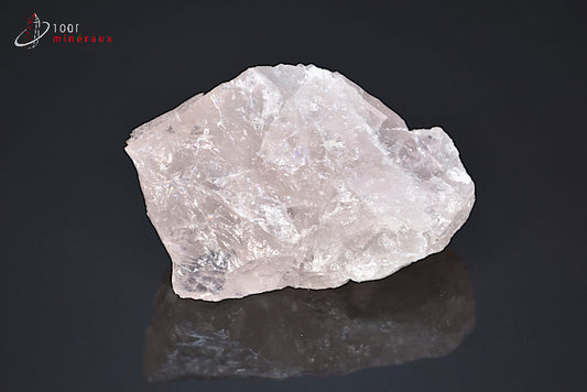 Minéral brut de quartz rose du Brésil
