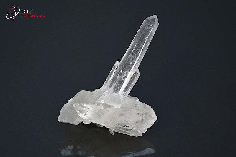 Minéral cristallisé de cristal de roche du Brésil