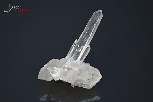 Minéral cristallisé de cristal de roche du Brésil