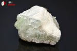 Apophyllite verte et Scolécite - Inde - minéraux à cristaux 5,1 cm / 88g / AX882 - Vignette | 1001 minéraux