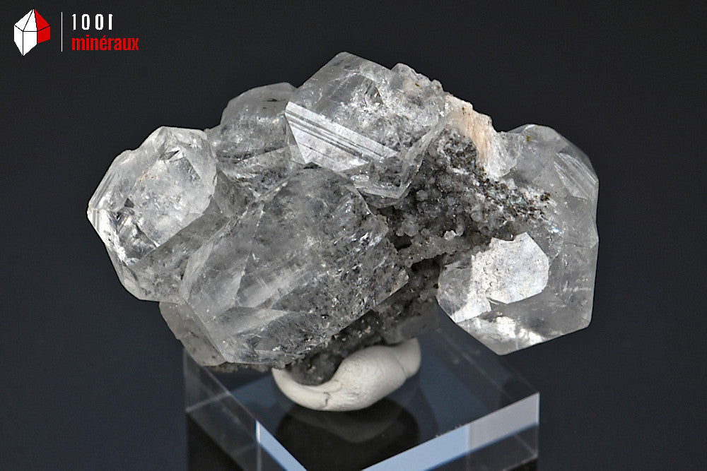Minéral cristallisé d'Apophyllite d'Inde