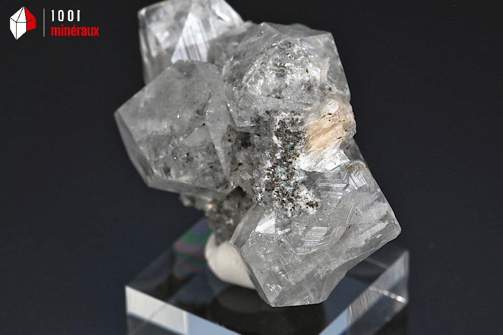 Minéral cristallisé d'Apophyllite d'Inde
