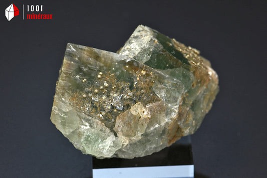 Minéral cristallisé de fluorine verte du Maroc