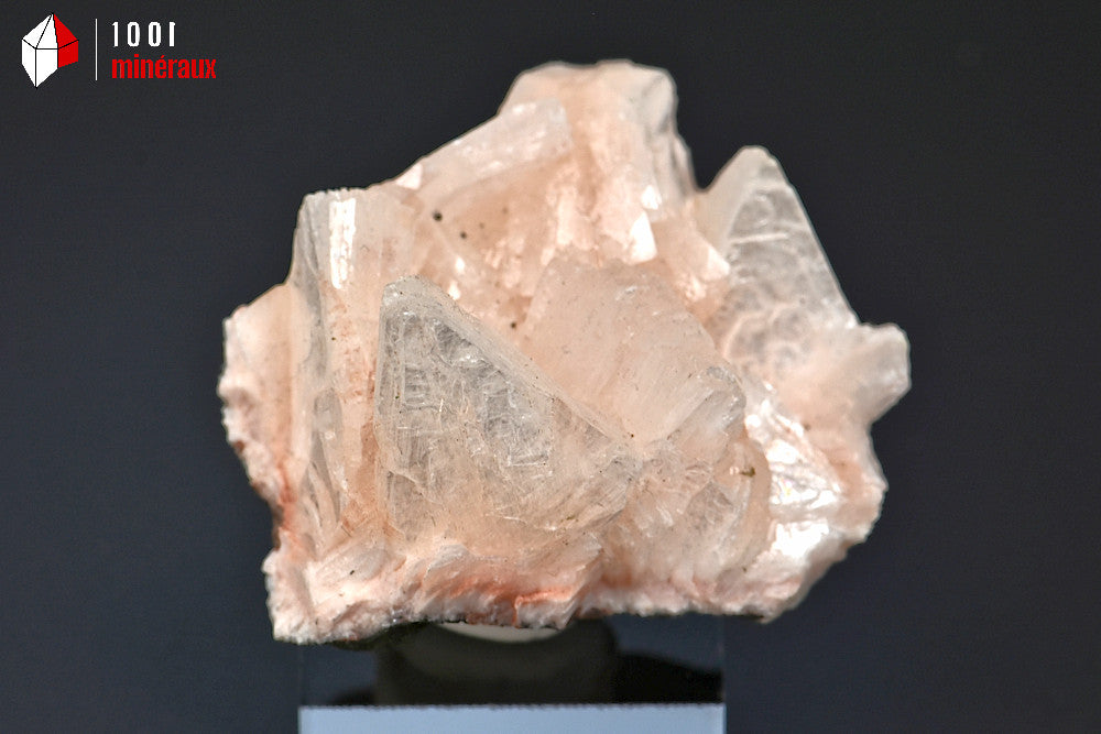 Minéral cristallisé d'heulandite d'Inde