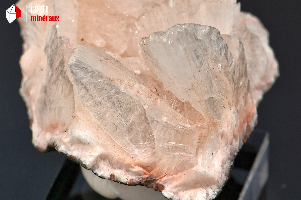 Minéral cristallisé d'heulandite d'Inde