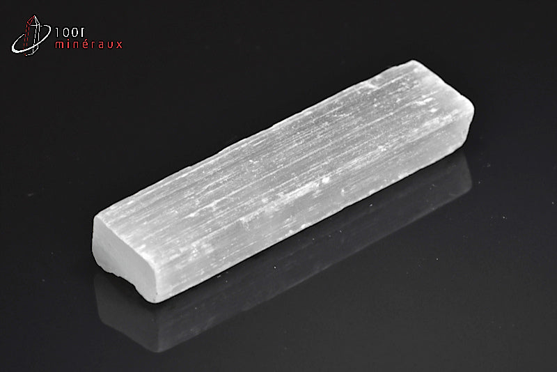 Minéral brut de sélénite blanche du Maroc