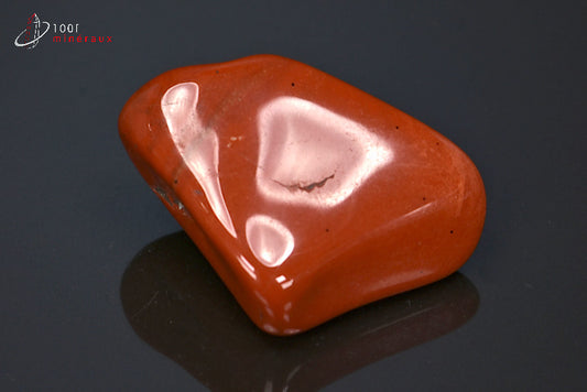 Minéral poli de jaspe rouge du Brésil
