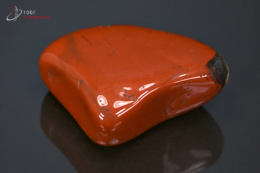 Minéral poli de jaspe rouge du Brésil
