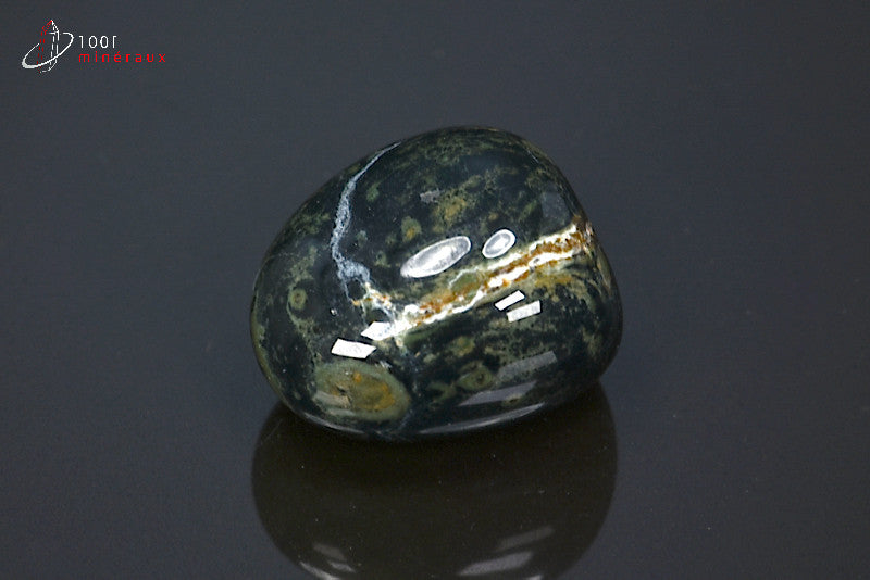 Minéral poli de jaspe Kambala de Madagascar