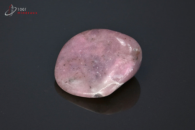 Minéral poli de thulite rose d'Afrique du sud