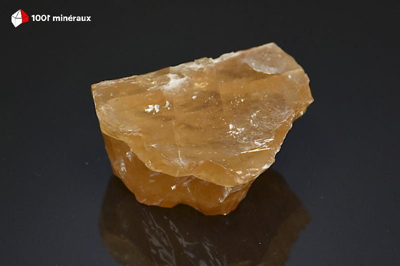 Minéral brut de calcite miel du Mexique