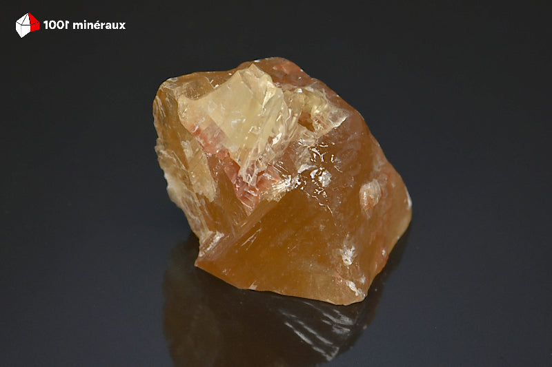 Minéral brut de calcite miel du Mexique