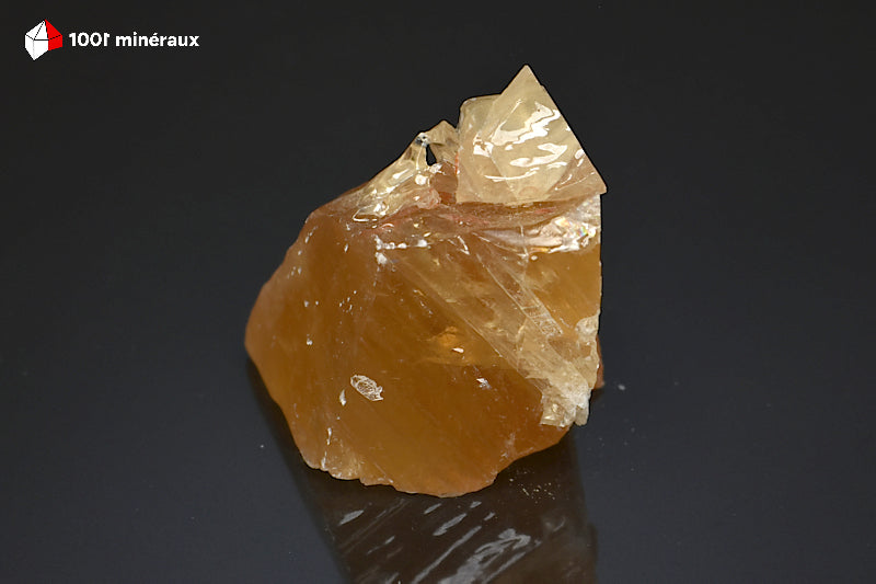 Minéral brut de calcite miel du Mexique