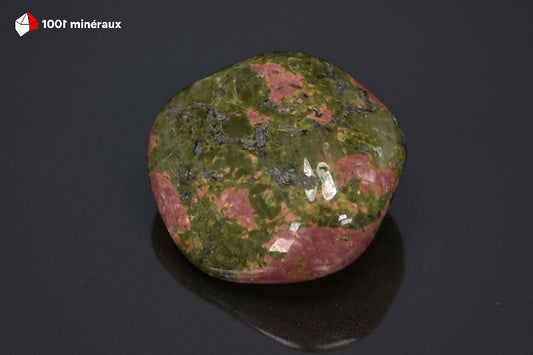 Minéral poli d'unakite du Brésil