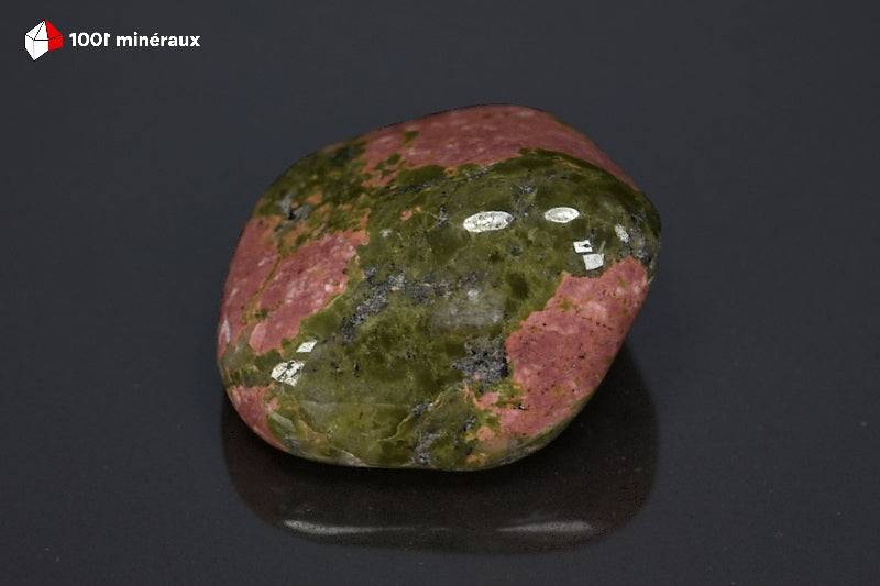Minéral poli d'unakite du Brésil