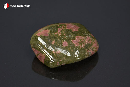 Minéral poli d'unakite du Brésil