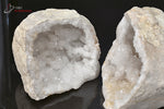 Grande Géode de Quartz entière ouverte - Maroc - minéraux à cristaux 20,5 cm / 2,52kg / AY744 - Vignette | 1001 minéraux